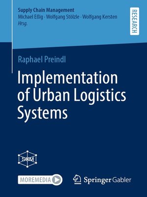 cover image of Implementation of Urban Logistics Systems